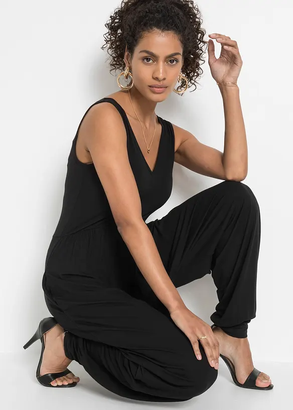 Jerseyjumpsuit av viskosmix, bonprix