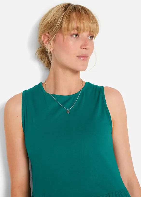 Jerseyklänning i ren bomull, bonprix