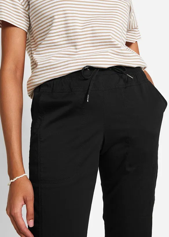 Capribyxa med knytband, bonprix