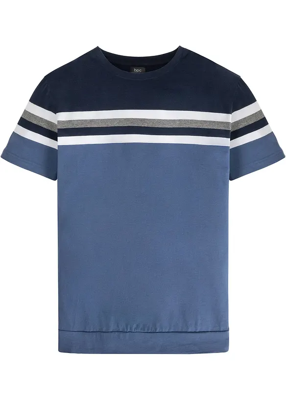 T-shirt med bekvämt snitt i ren bomull, bonprix
