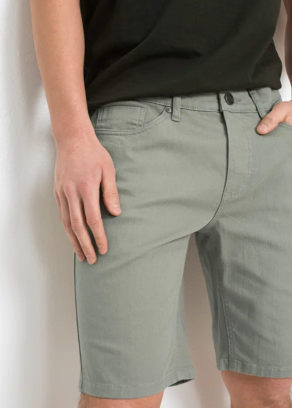 Stretchiga bermudas, normal passform (2-pack), bonprix