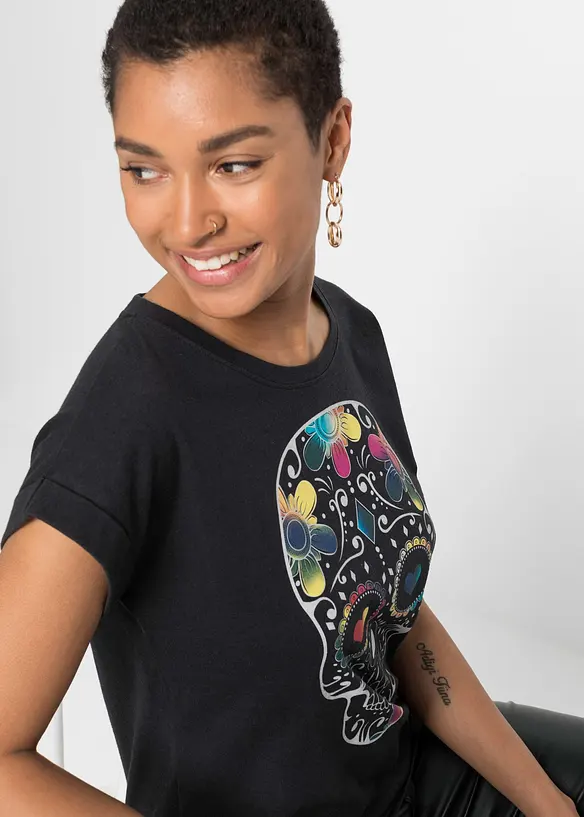 T-shirt av mjuk viskosmix, bonprix