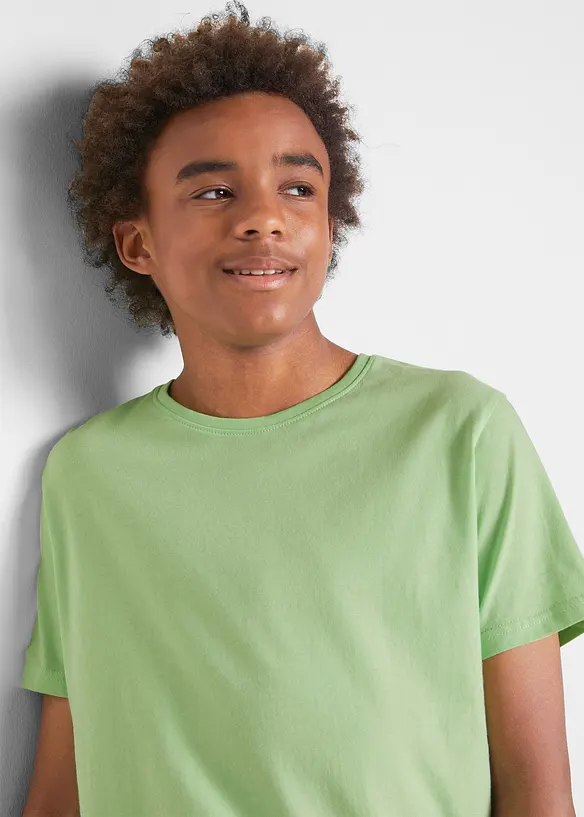 T-shirt (3-pack) i ren bomull, bonprix