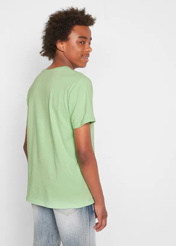 T-shirt (3-pack) i ren bomull, bonprix