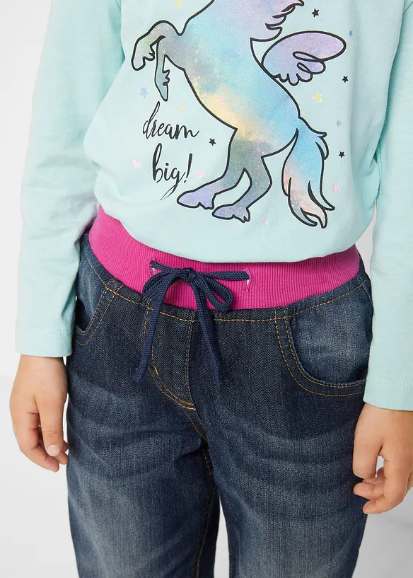 Sköna jeans med fleecefoder, bonprix