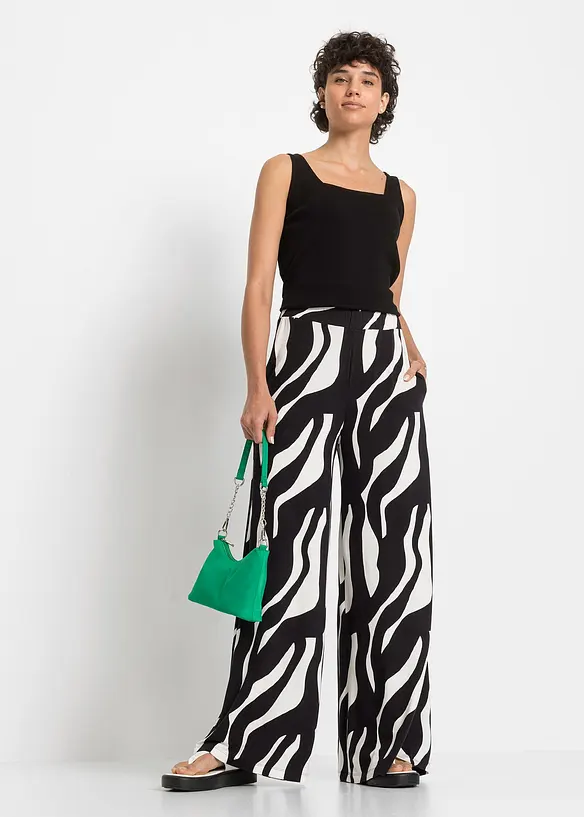 Jerseybyxa i mjuk viskosmix, bonprix