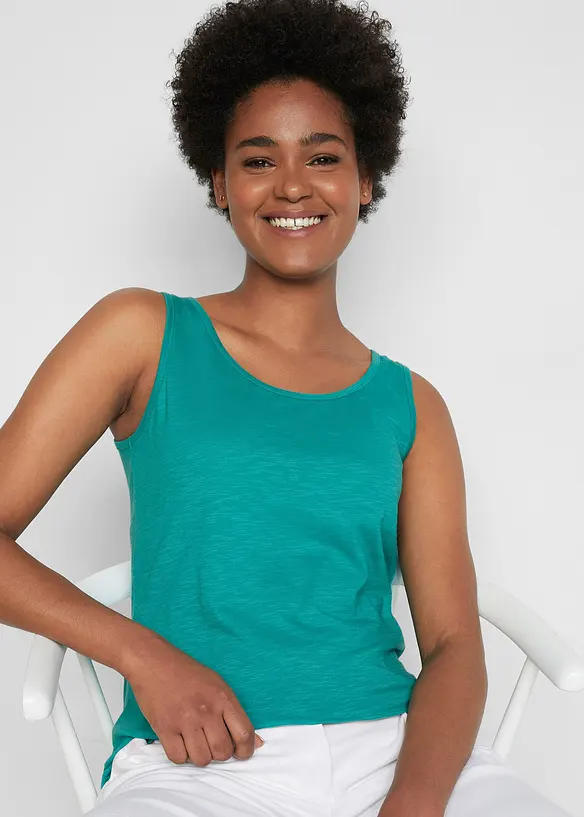 Jerseylinne i bomull, bonprix