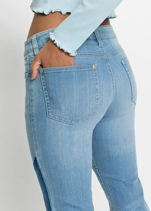 Flared Jeans Mid Waist, bonprix