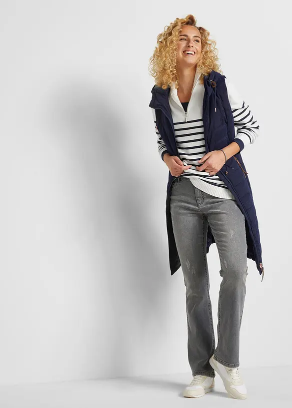 Lång täckväst, bonprix