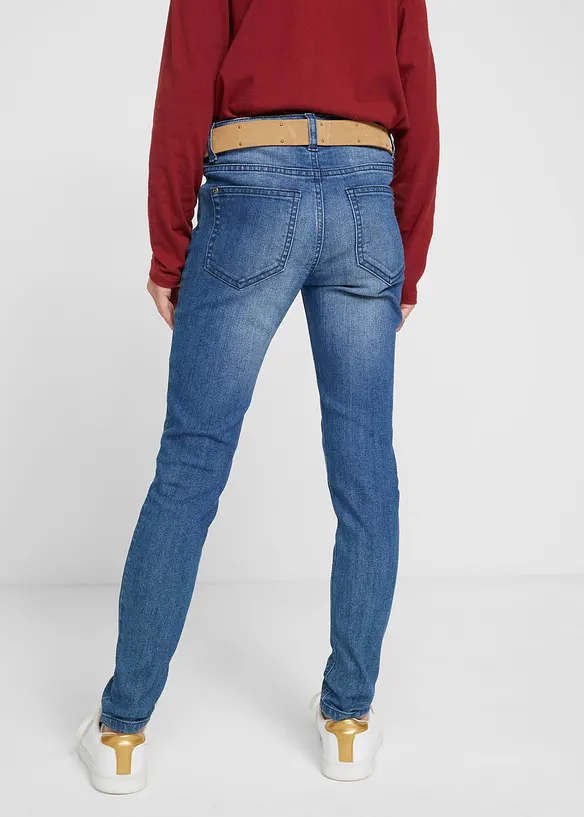 Skinny Jeans Mid Waist för barn, bonprix