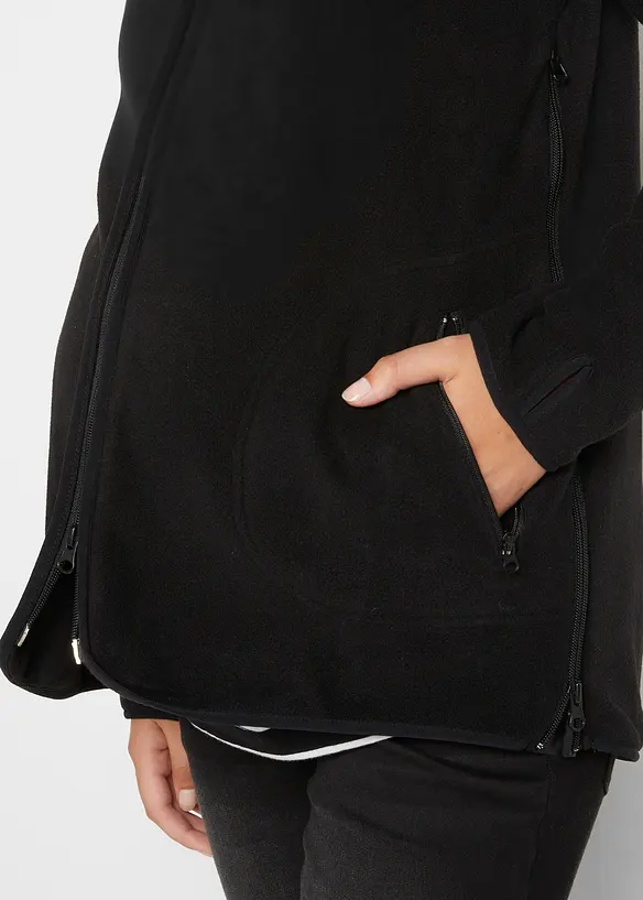Mammafleecejacka med babyficka, bonprix