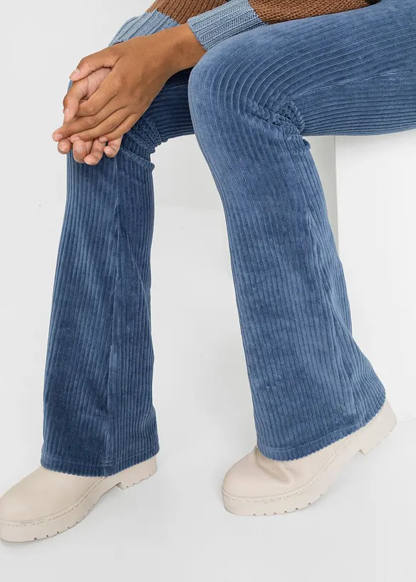 Utsvängda manchesterleggings, bonprix