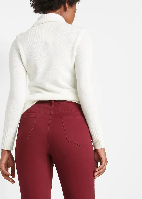 Stretchbyxa, smal passform, bonprix