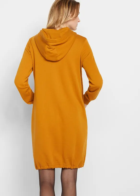 Jerseyklänning i bomullsmix, bonprix