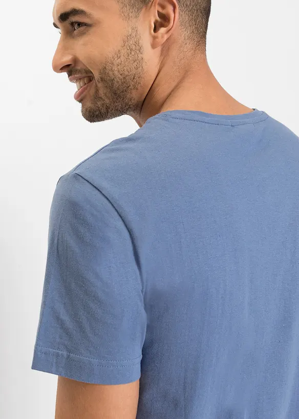 T-shirt med sportigt tryck (2-pack), bonprix