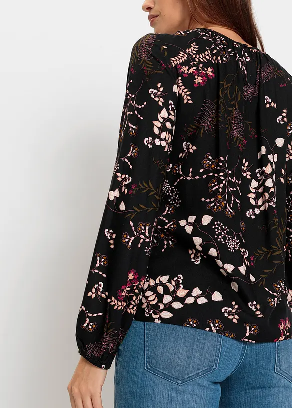 Blus i hållbar viskos, bonprix