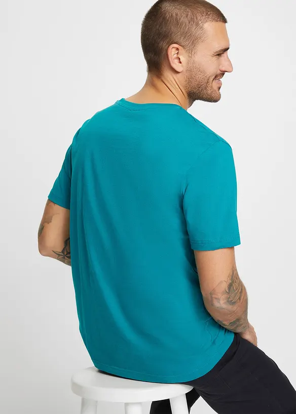 T-shirt i ren bomull (2-pack), bonprix