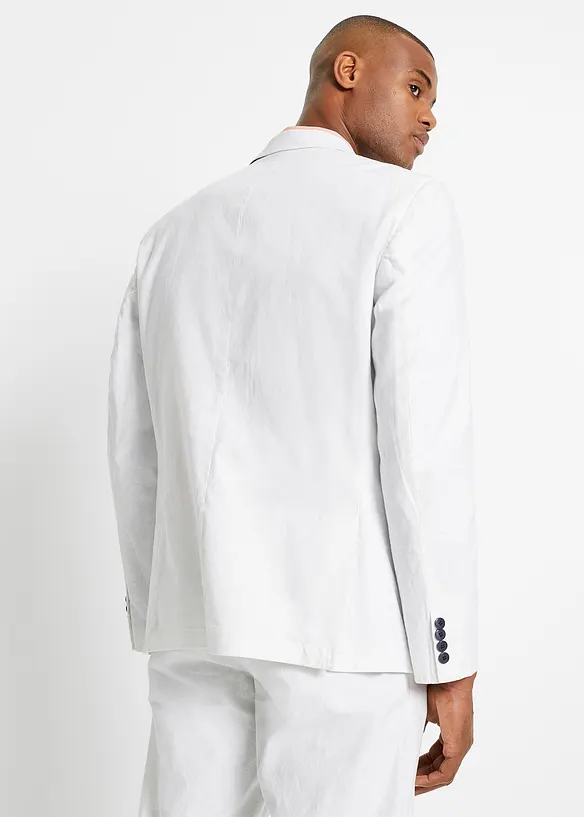 Kavaj med lin, Regular Fit, bonprix