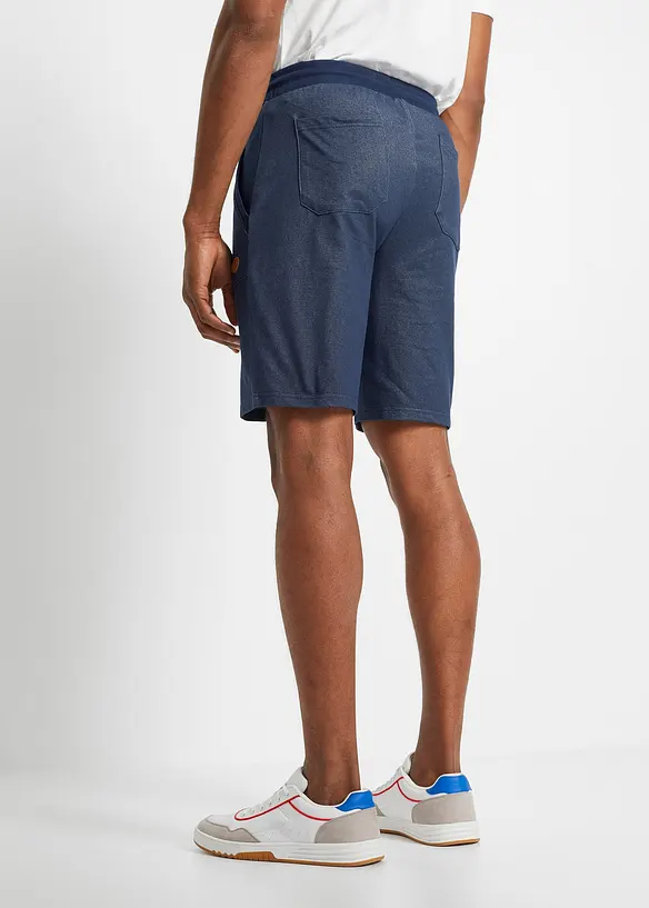 Sweatbermudas med denimlook, bonprix