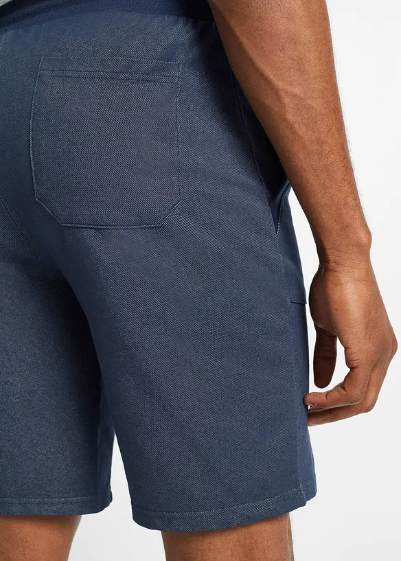 Sweatbermudas med denimlook, bonprix