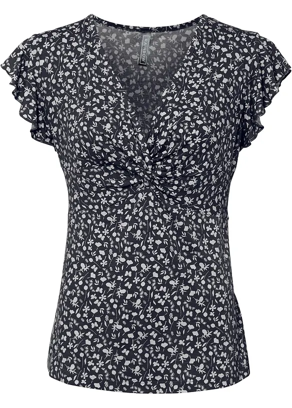 Blustopp av viskosmix, bonprix