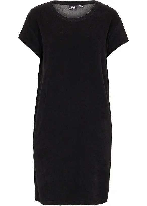 T-shirtsklänning i frotté, bonprix