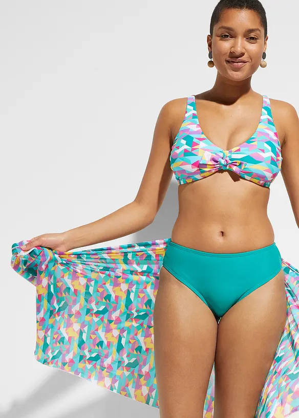 Bikini och sarong (3-delat set), bonprix