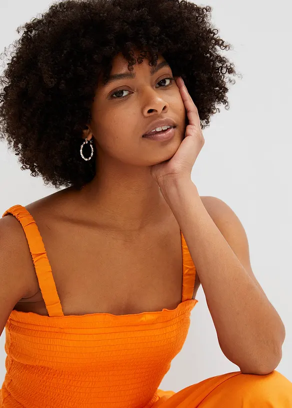 Jumpsuit i viskos med vida ben, bonprix