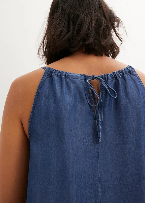 Jeansklänning av lyocell med mjukt fall, bonprix