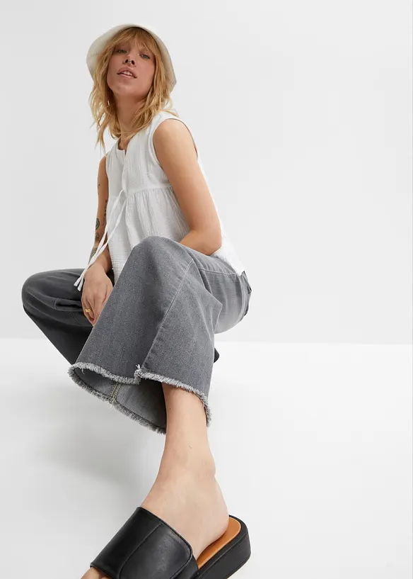 7/8-jeans, vid passform, bonprix