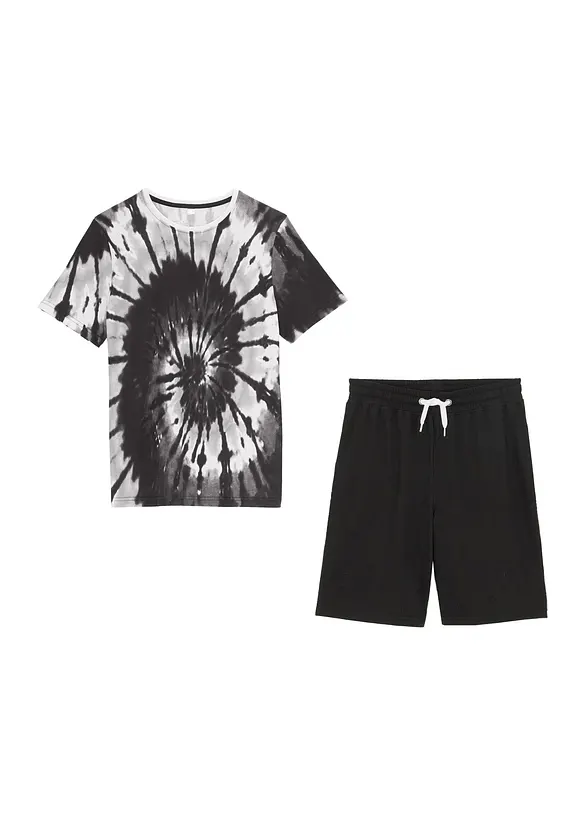 T-shirt och shorts för barn i ekologisk bomull (2 delar), bonprix