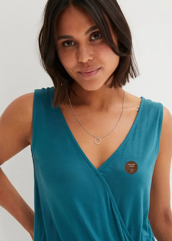 Jerseyplaysuit av mjuk viskos, bonprix