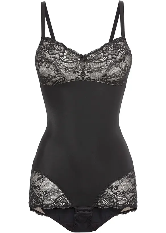 Snyggt dekorerad body med medelhög formande effekt, bonprix