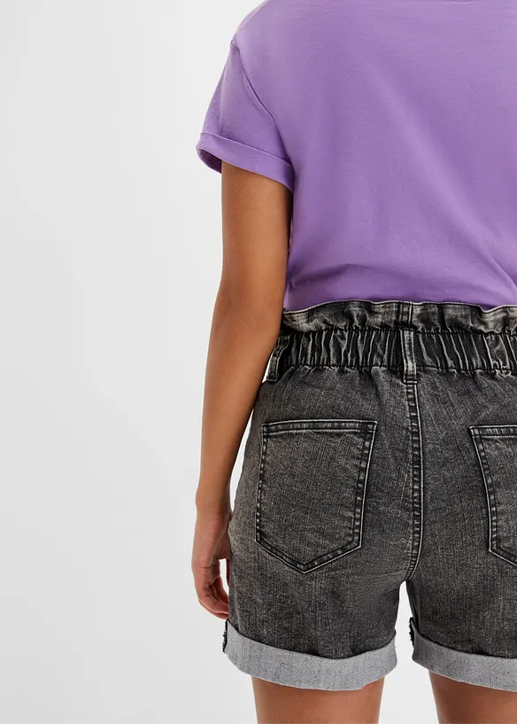 Paperbag-jeansshorts, bonprix