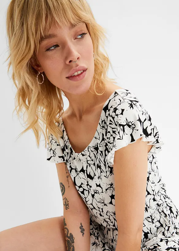 Kort jersey-jumpsuit, bonprix