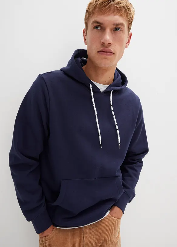 Sweatshirt med huva, bonprix