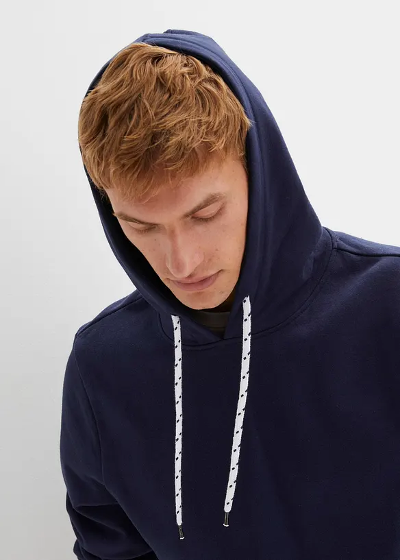 Sweatshirt med huva, bonprix
