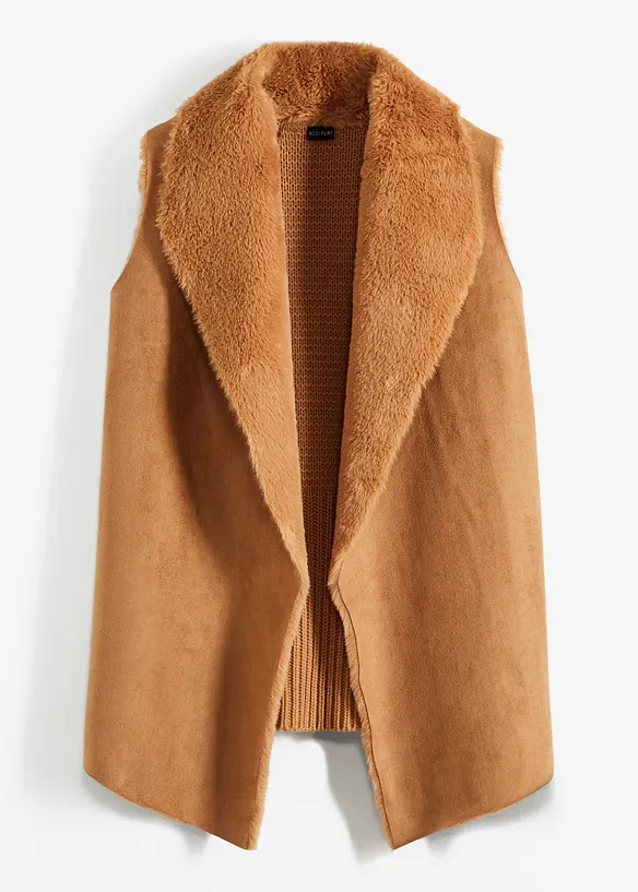 Väst i pälsimitation, bonprix