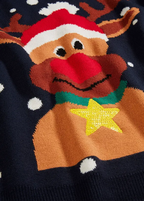 Tröja med julmotiv, bonprix