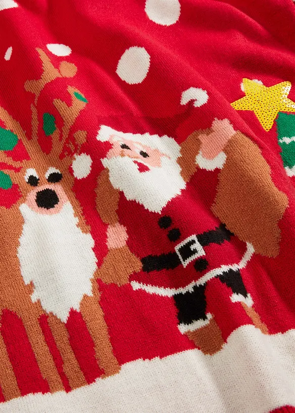 Tröja med julmotiv, bonprix