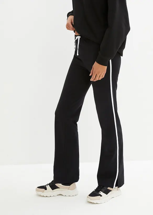 Jerseybyxa i bomull med stretch, bonprix