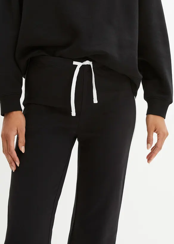 Jerseybyxa i bomull med stretch, bonprix