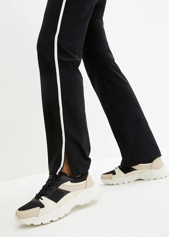 Jerseybyxa i bomull med stretch, bonprix