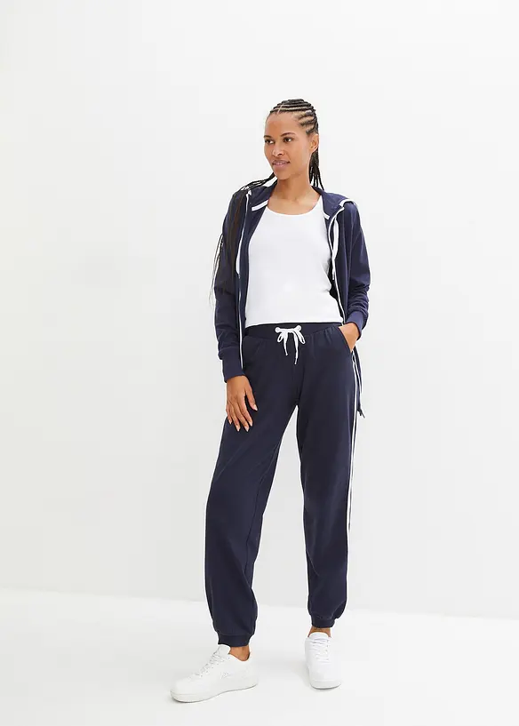 Joggingbyxa i bomullsmix, bonprix