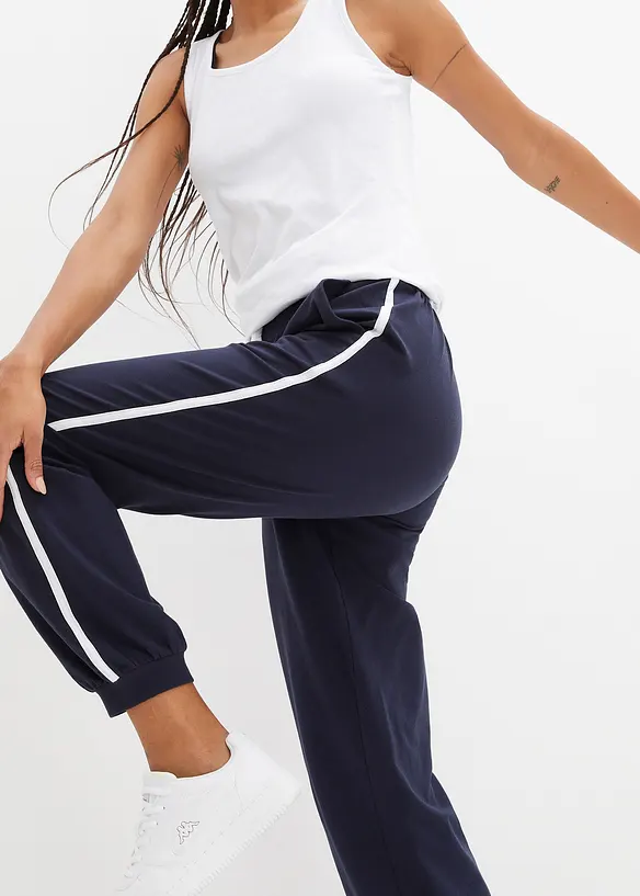 Joggingbyxa i bomullsmix, bonprix