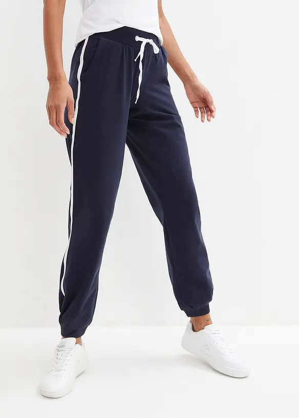 Joggingbyxa i bomullsmix, bonprix