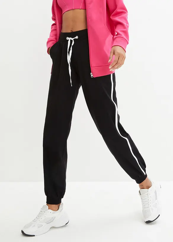 Joggingbyxa i bomullsmix, bonprix