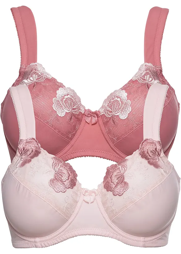 Minimizer-BH med vadderade axelband (2-pack), bonprix