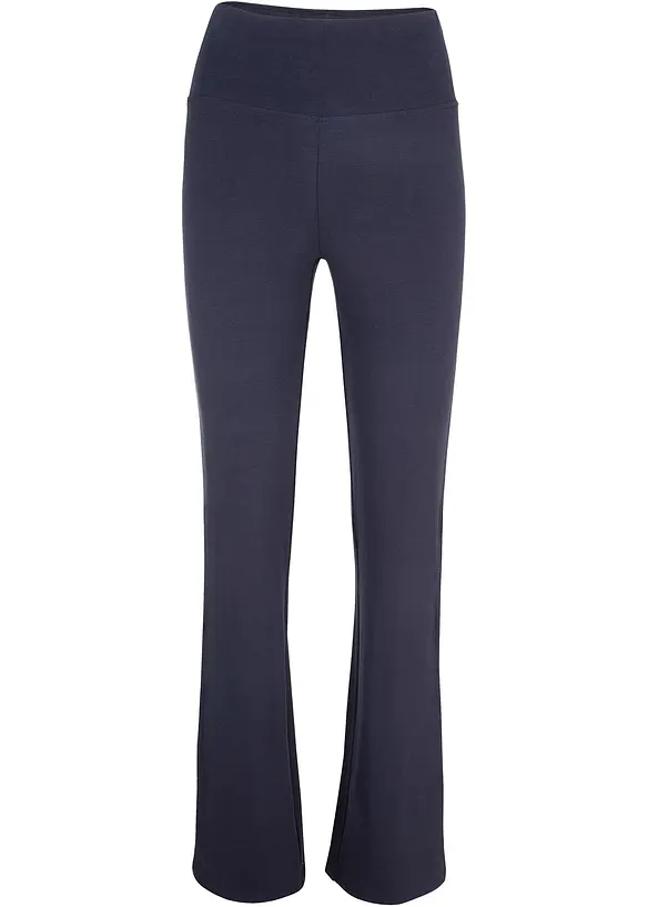 Leggings i bomull med utsvängda ben, bonprix