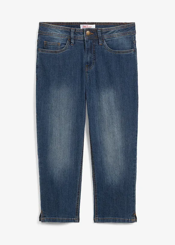 Slim Fit Jeans Mid Waist, cropped, bonprix
